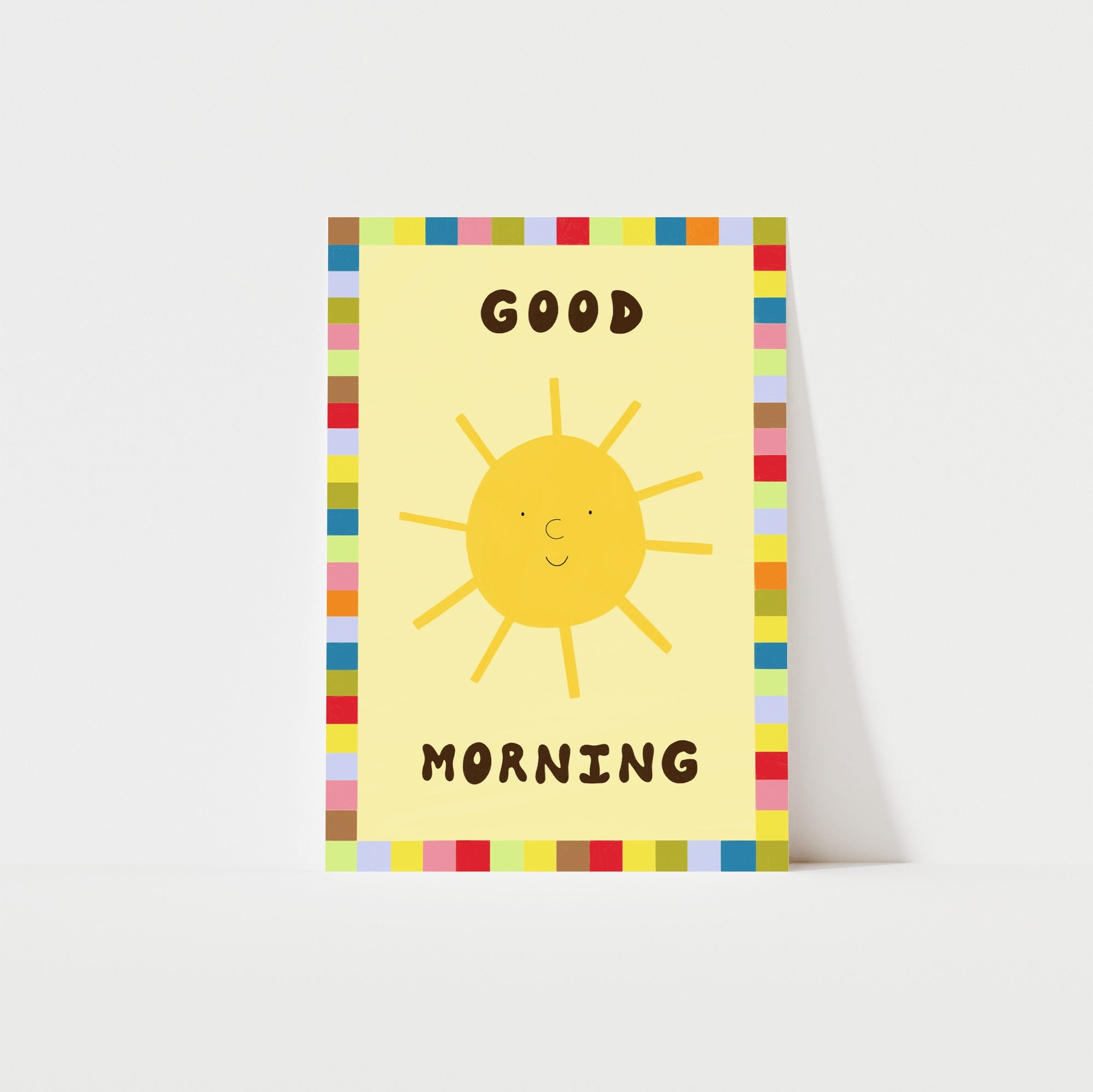 Sunshine Good Morning Art Print – Handmade Nottingham