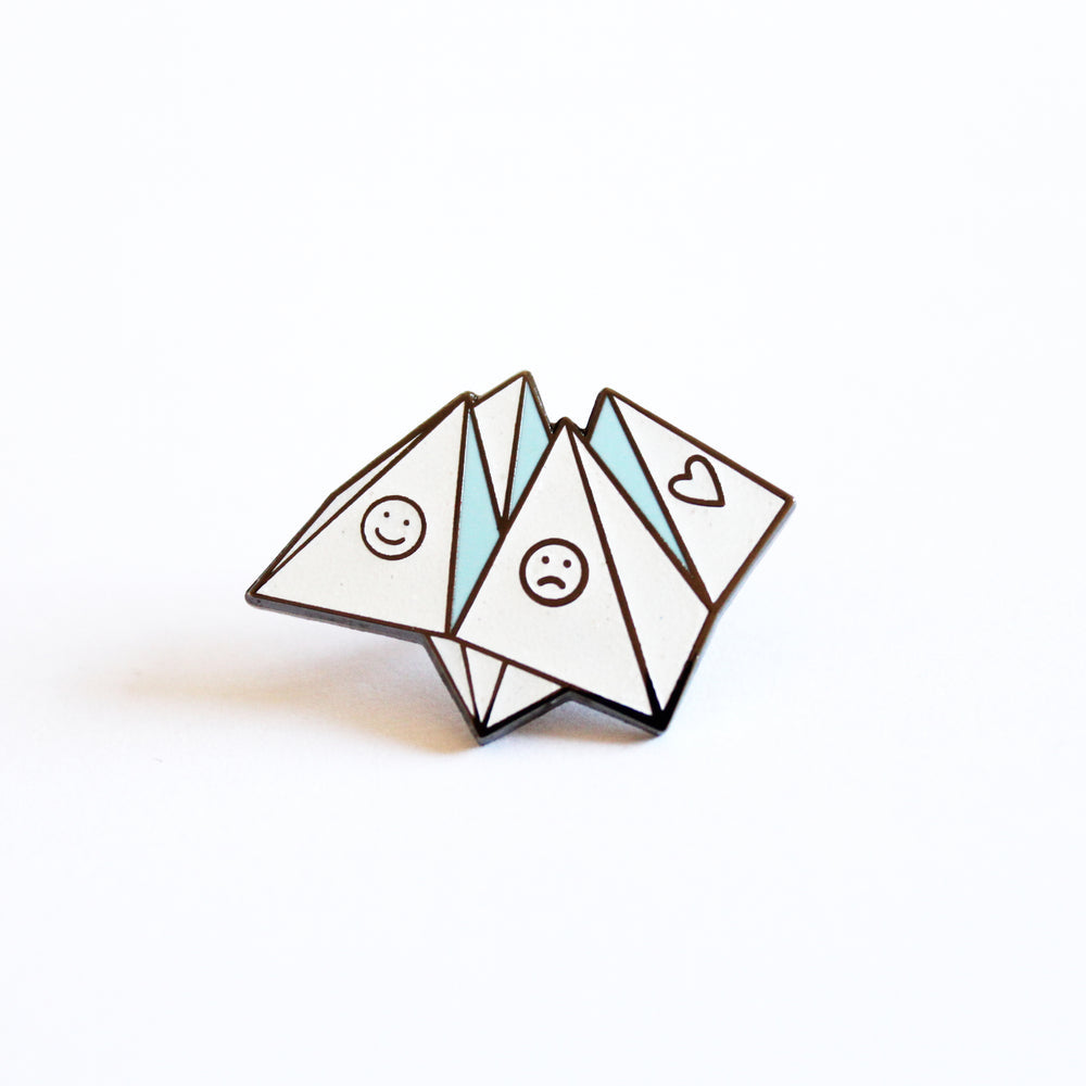 Origami Fortune Teller Pin Handmade Nottingham origami-fortune-teller-pin-handmade-nottingham