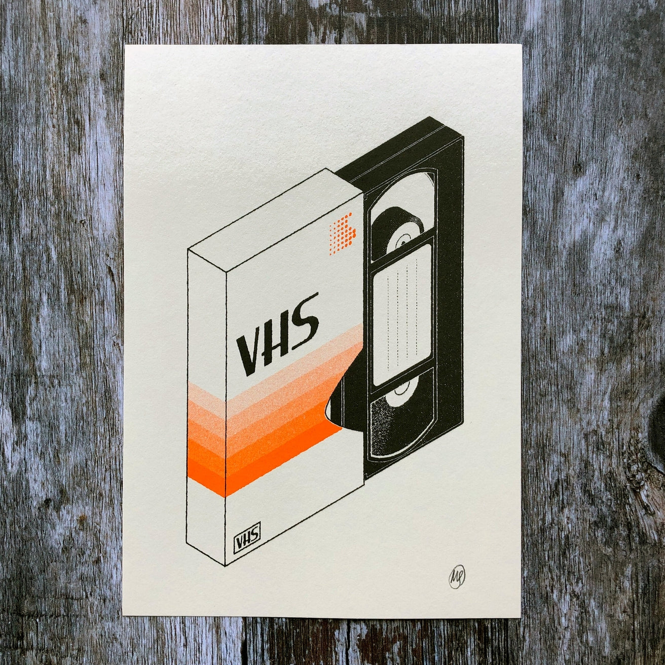 VHS Risograph A5 – Handmade Nottingham