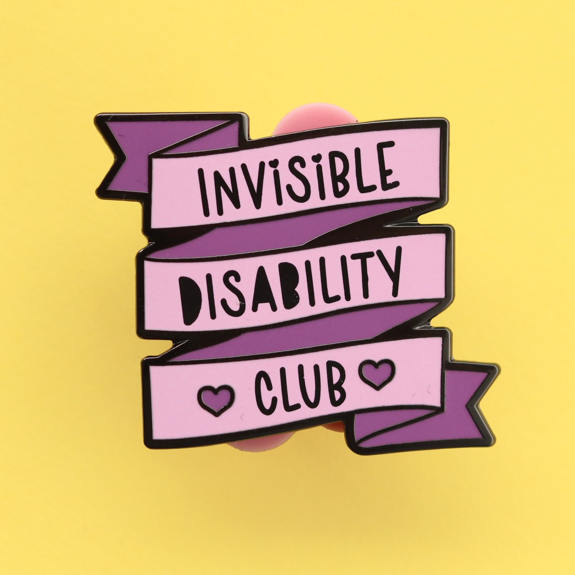 Invisible Disability enamel pin – Handmade Nottingham