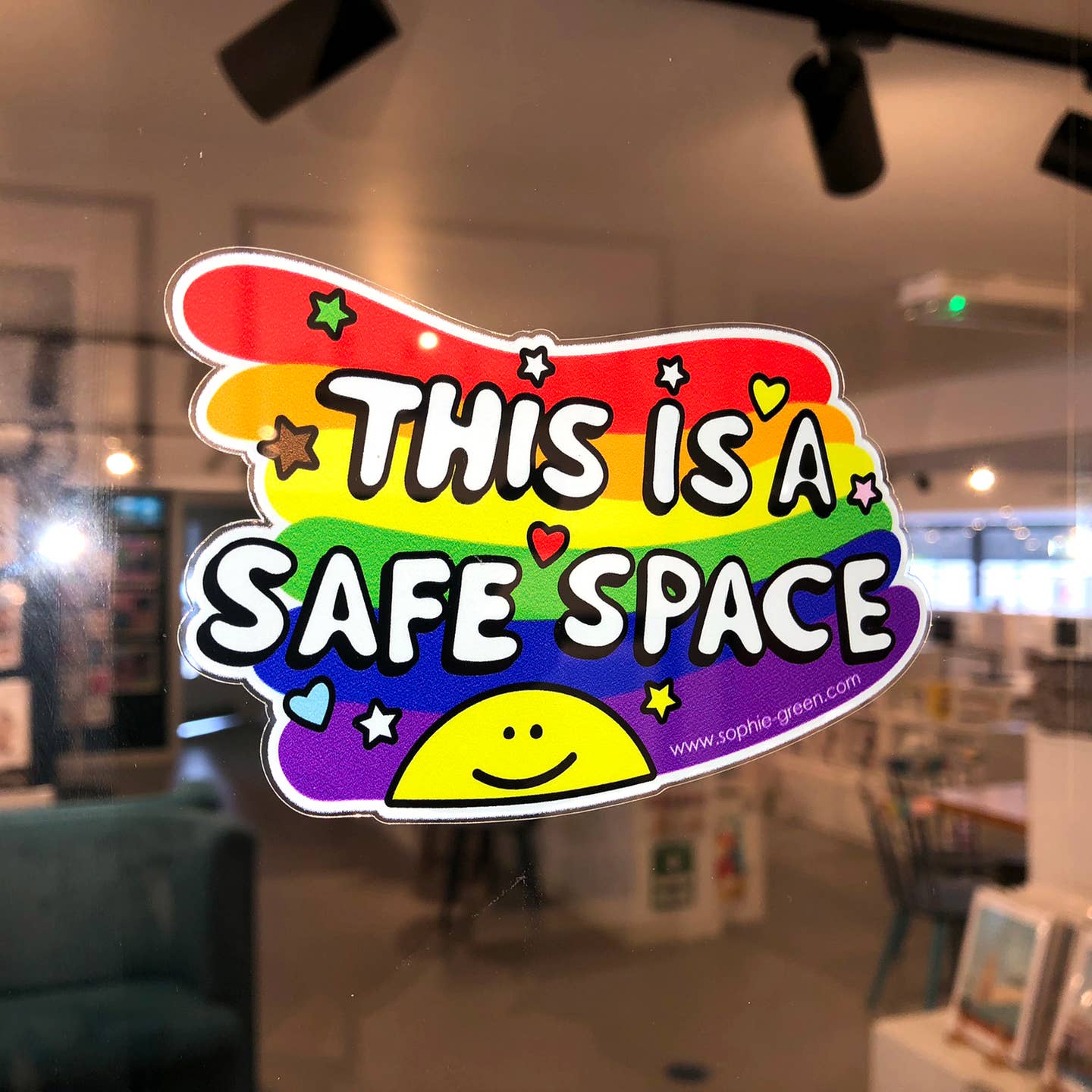 Safe Space Window Sticker – Handmade Nottingham
