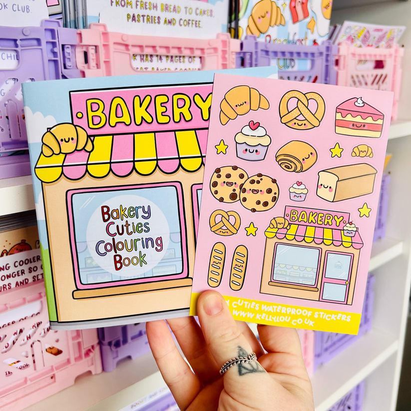 Bakery Curies Colouring Book – Handmade Nottingham