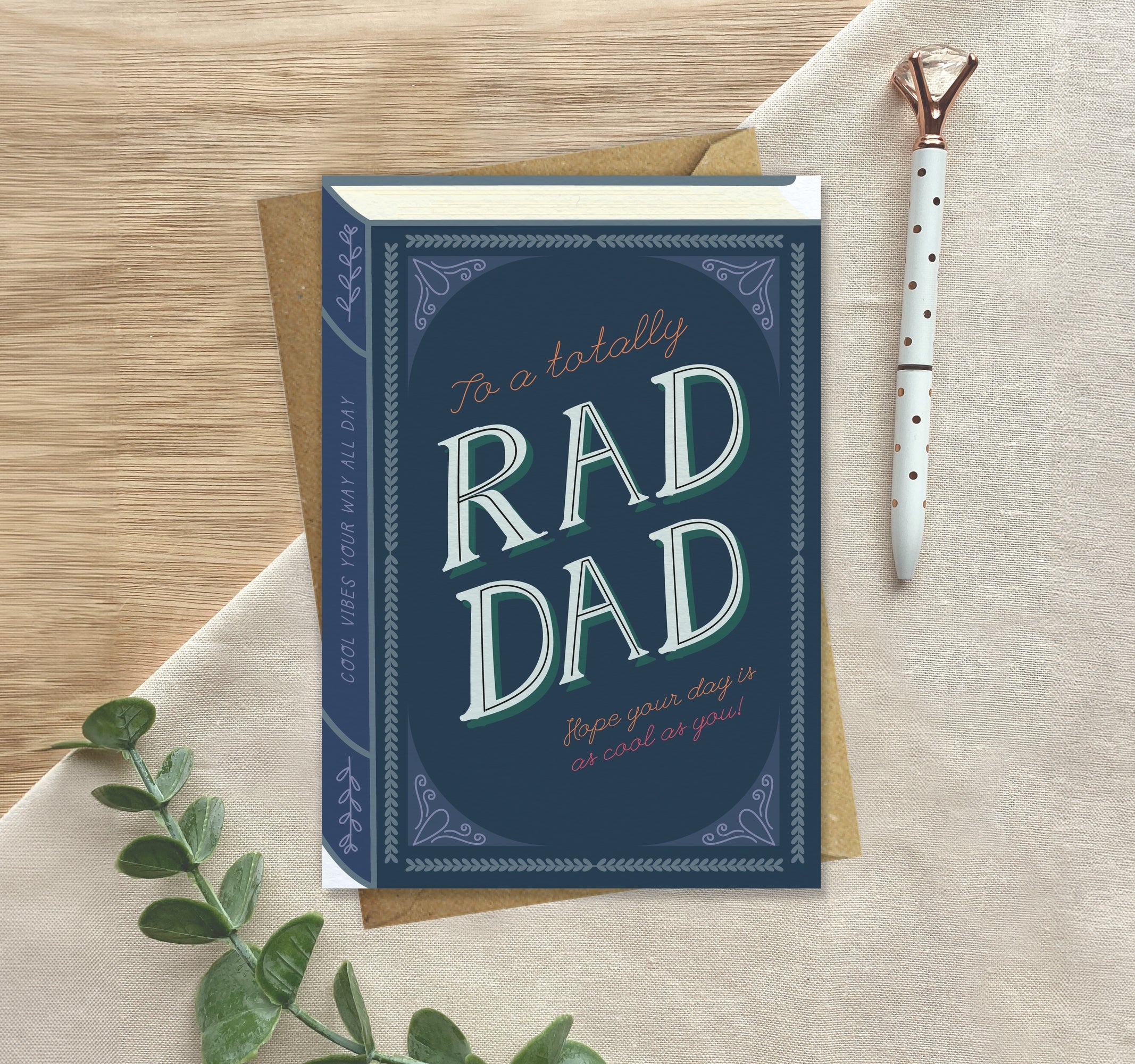 Rad Dad Card – Handmade Nottingham