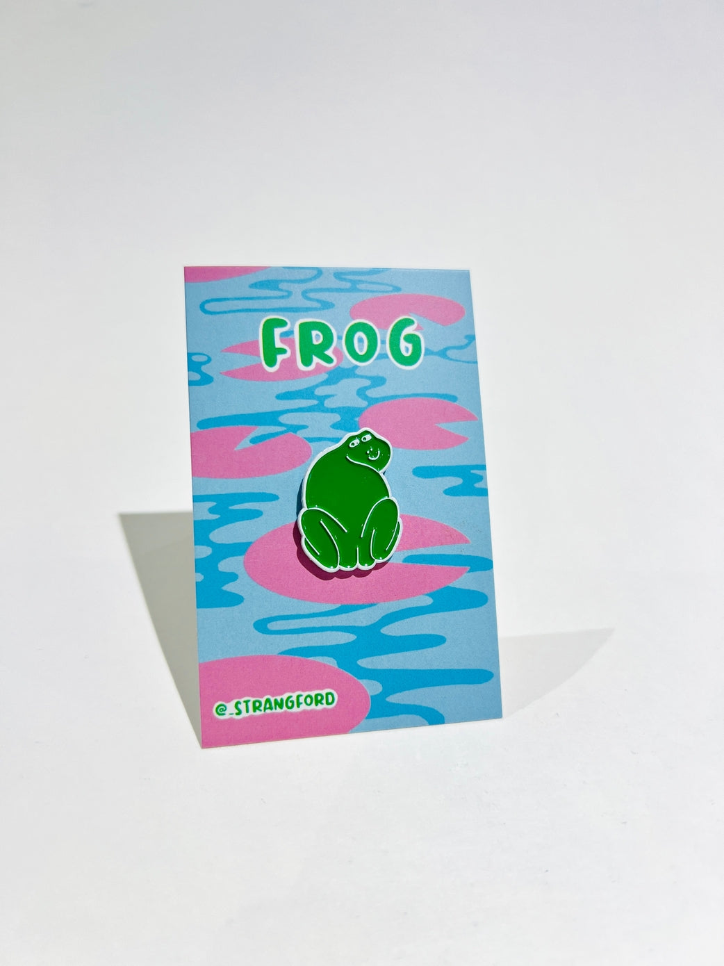 Frog Pin Badge – Handmade Nottingham