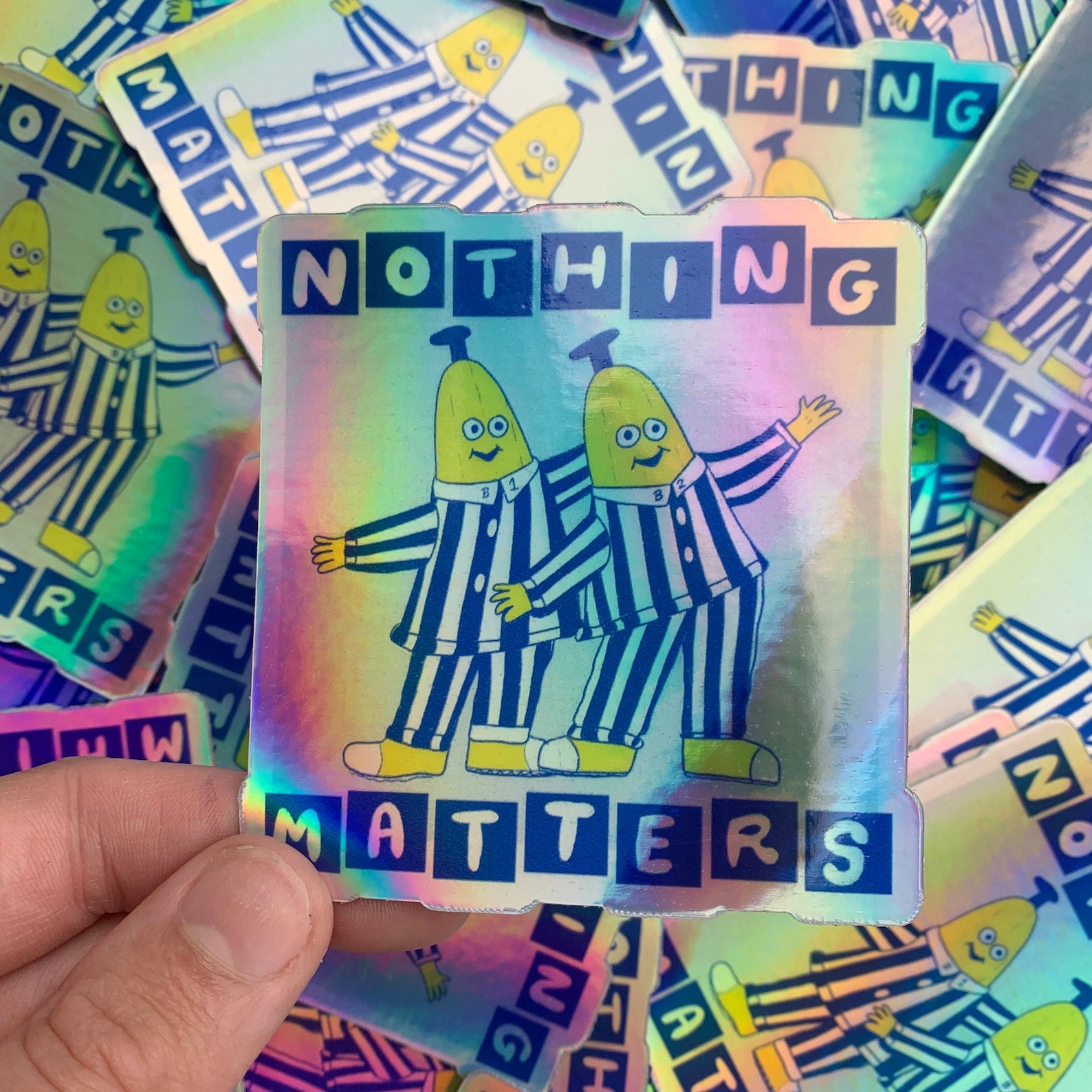 Nothing Matters Sticker – Handmade Nottingham