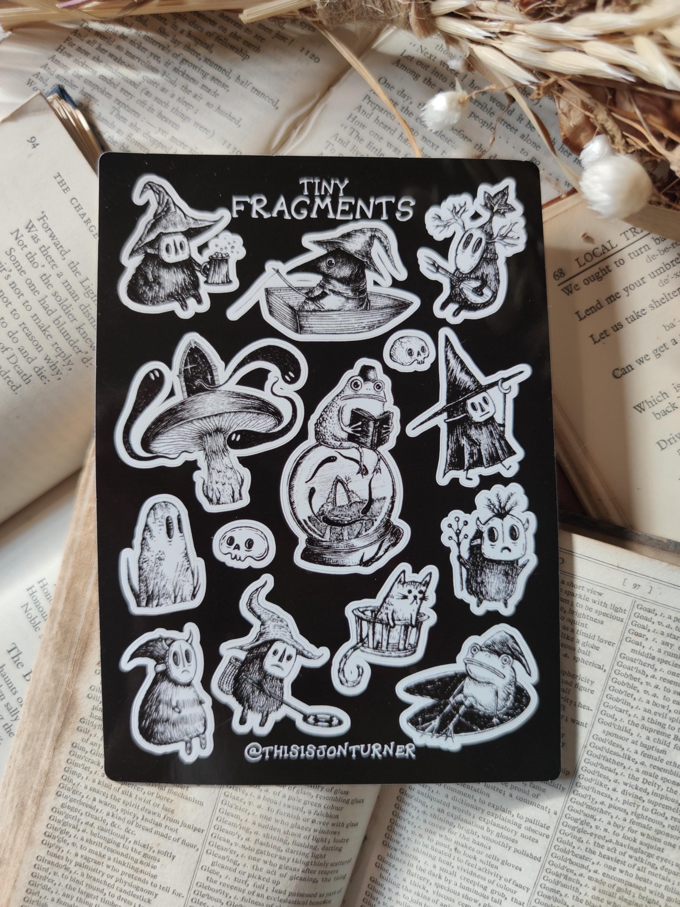 Fragment Design Sticker Tiny Fragments Sticker Sheet – Handmade Nottingham