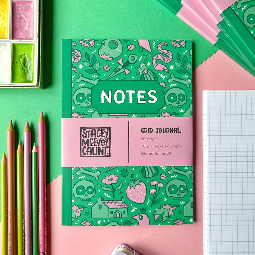 Green Nature Notebook – Handmade Nottingham