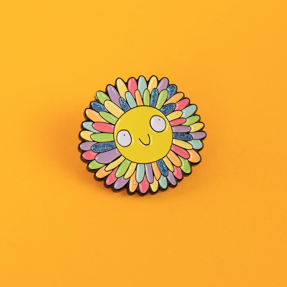 Love and Kindness Enamel Pin – Handmade Nottingham